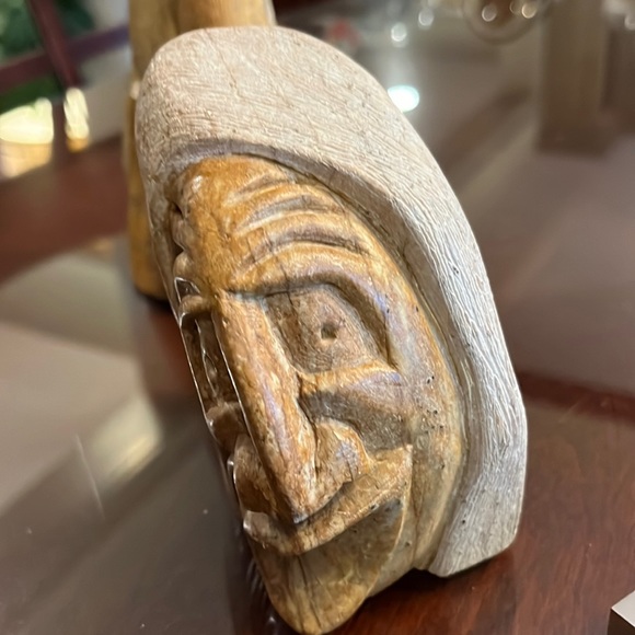 Original Leroy Hill  # 202 & Danelle Sandy stone sculptures. They are friends - Picture 12 of 16